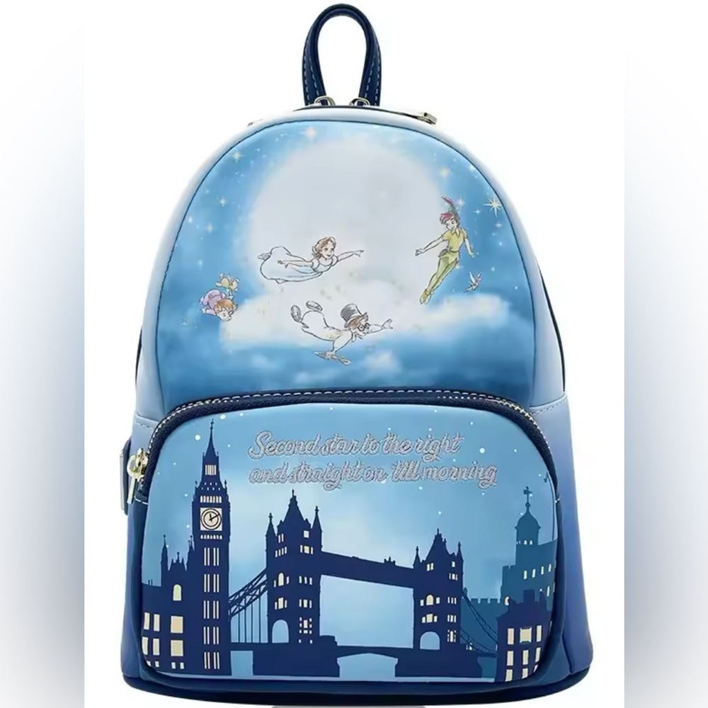 Disney Loungefly Peter Pan Back Pack NWT